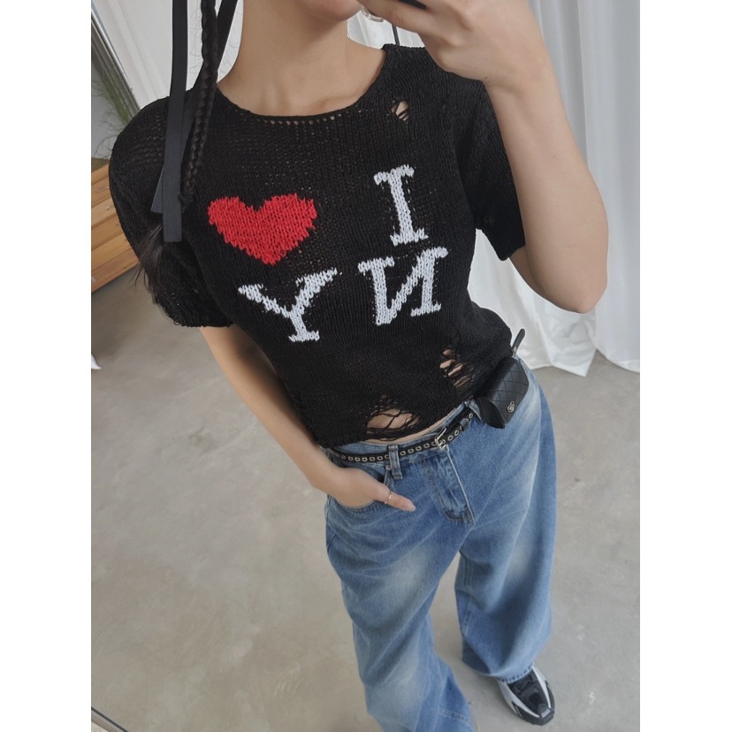 Vintage Fashion Looks - Retro Street Style Hollow out Knitwear