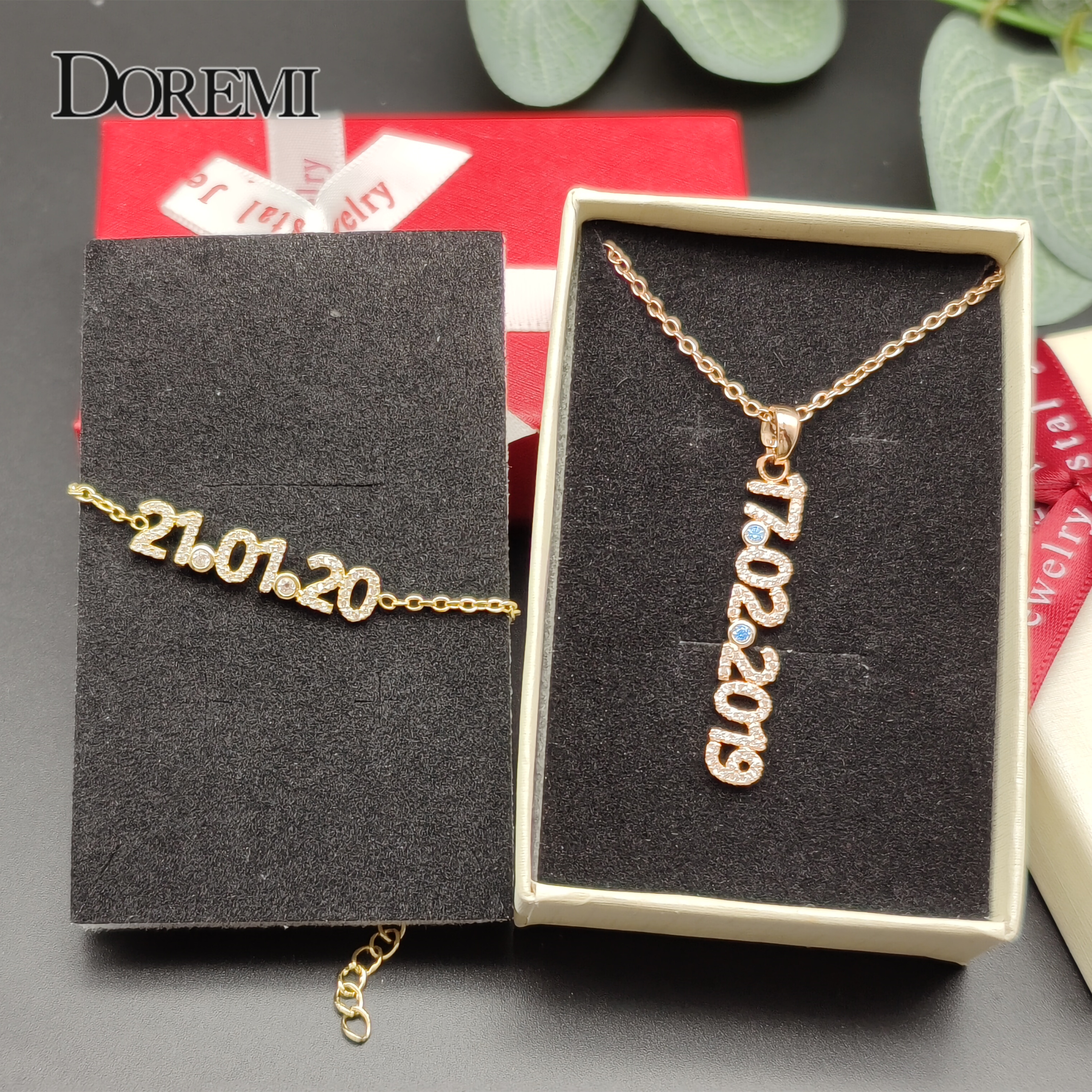 Vintage Fashion Names - DOREMI New Crystal Name set Jewelry