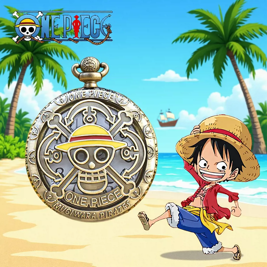 Vintage Fashion Toys - New Cartoon One Piece Pocket Watch