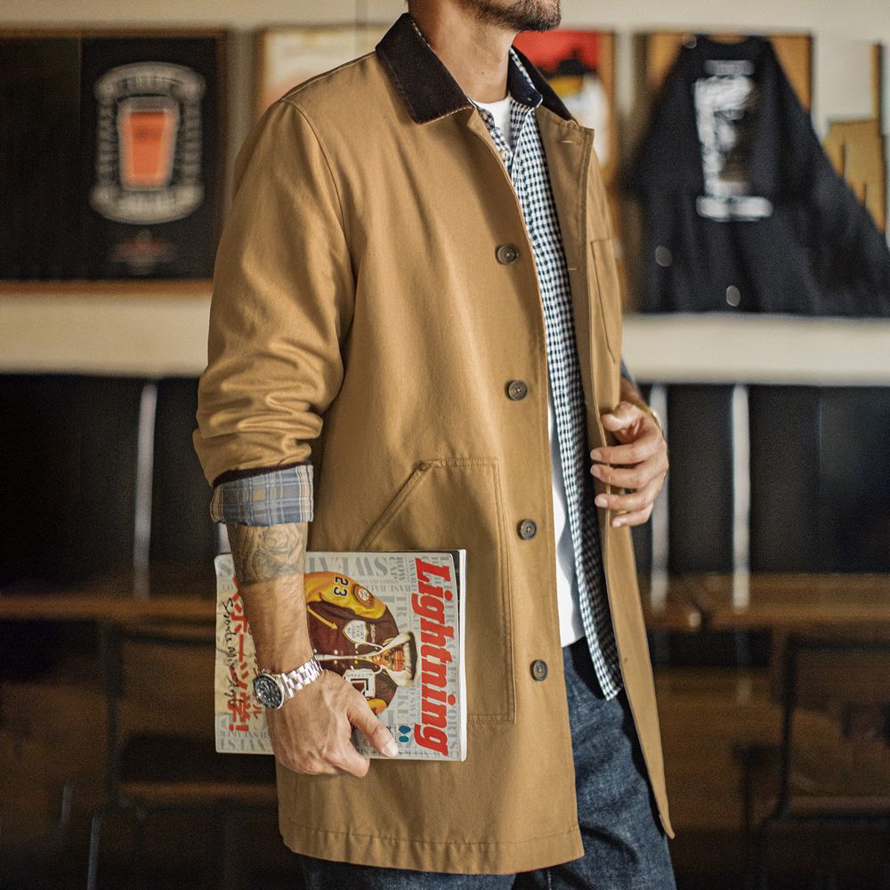 Vintage Windbreaker Nylon - 2026 Maden Men's Vintage Michigan Jacket