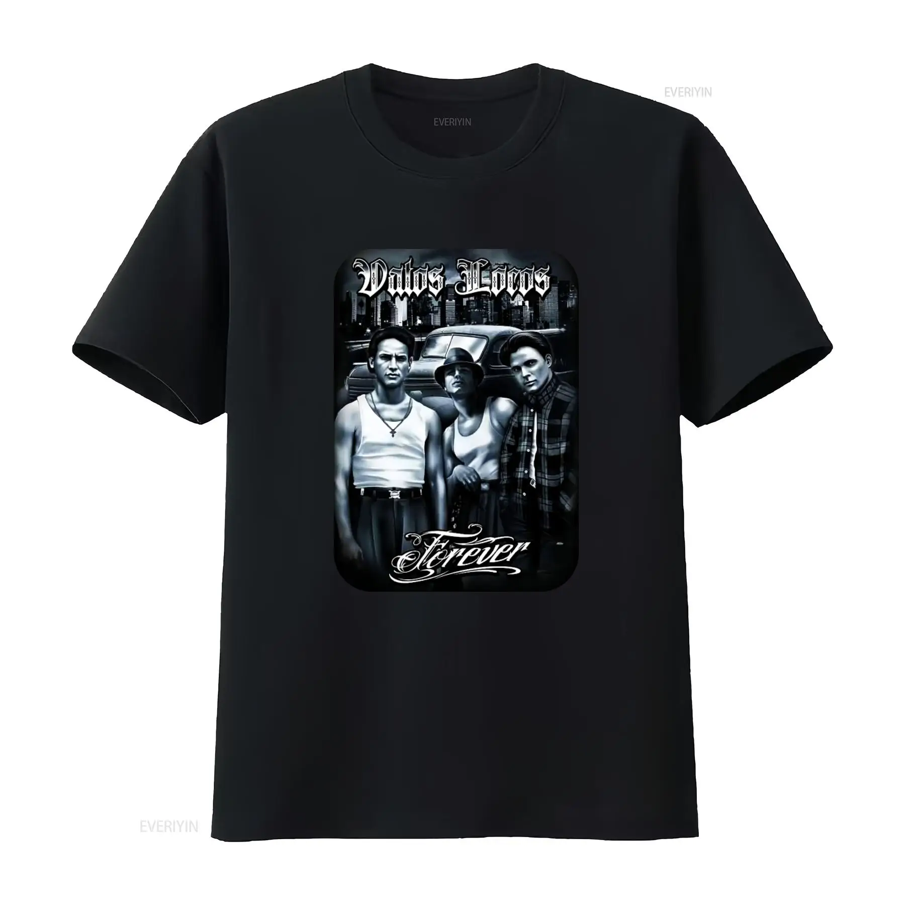 Vintage Urban Fashion - Vatos Locos Forever Mens Heavyweight T