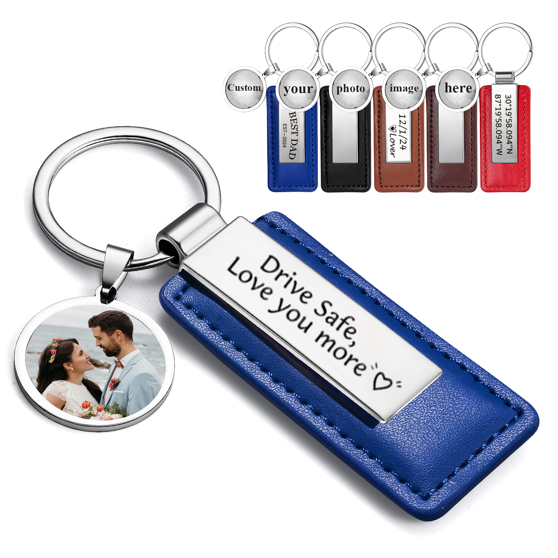 Vintage Fashion Names - Personalization Custom Photo Name Metal PU