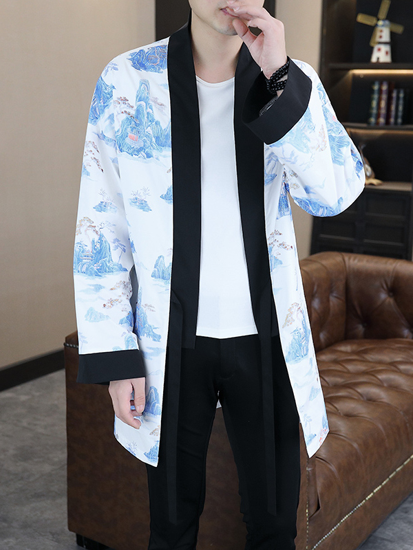 New Chinese Style Men's Light  - Vintage Windbreaker Nylon 评论和价格
