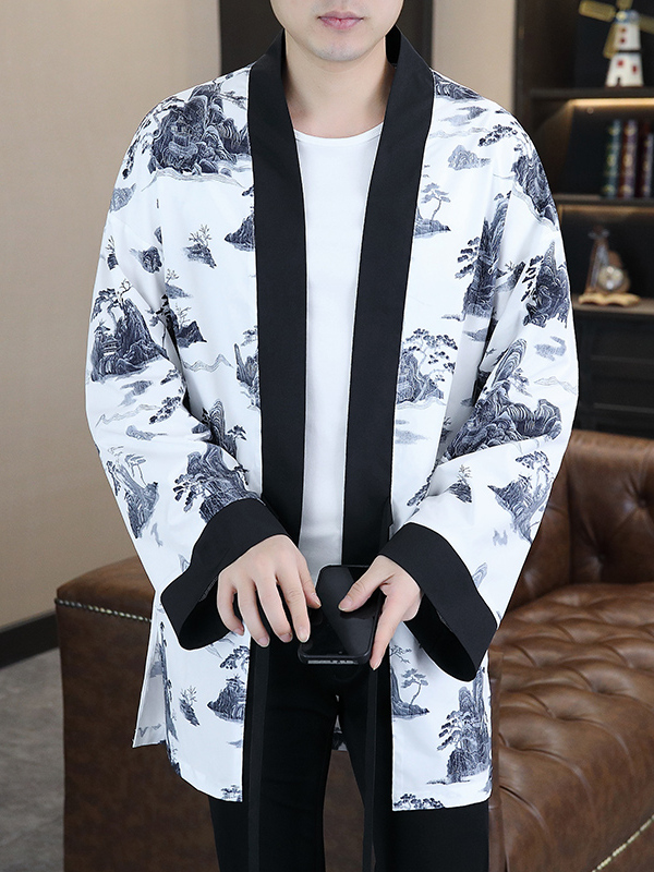 New Chinese Style Men's Light  - Vintage Windbreaker Nylon 评论和价格