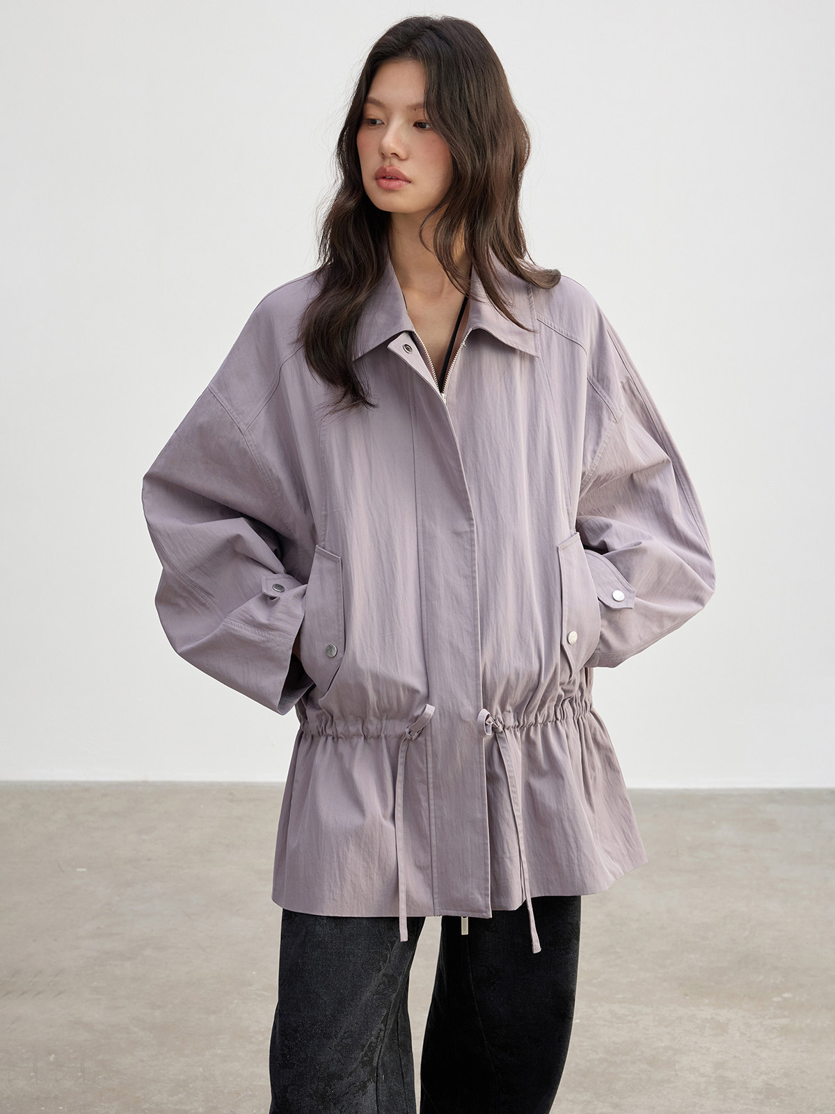 JUSLIN Casual Style Windbreake - Vintage Windbreaker Nylon 评论和价格