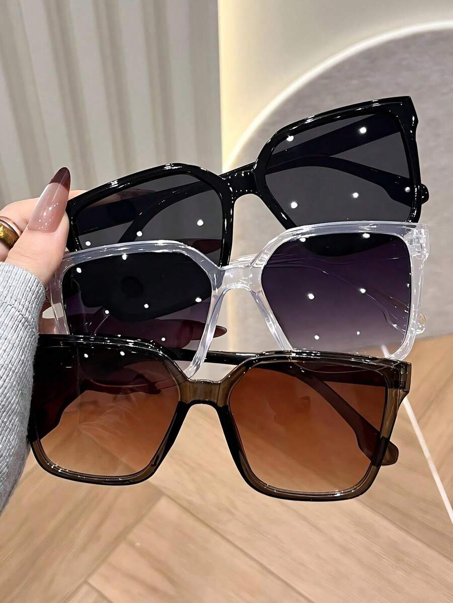 3pcs Geometric Plastic Square  - Vintage Fashion Accessories 评论和价格