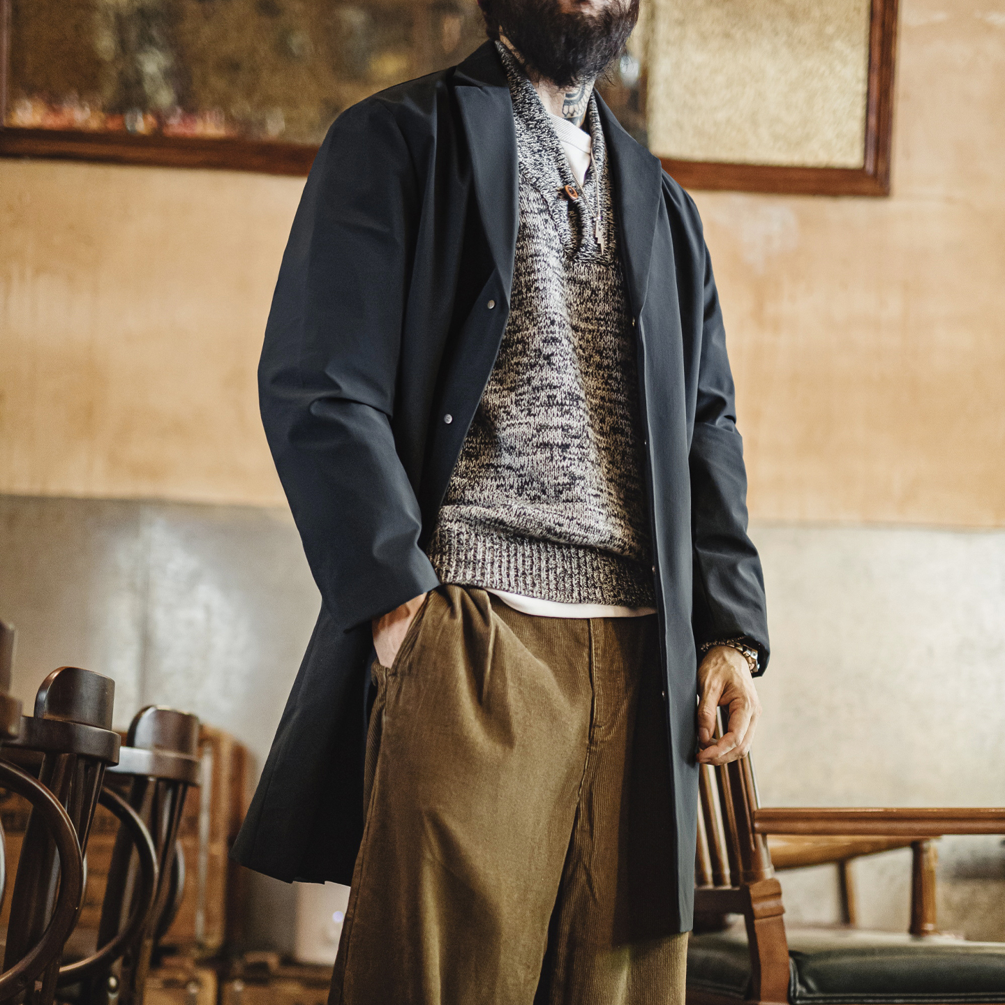 Maden Men’s Trench Coat Britis - Vintage Windbreaker Nylon 评论和价格