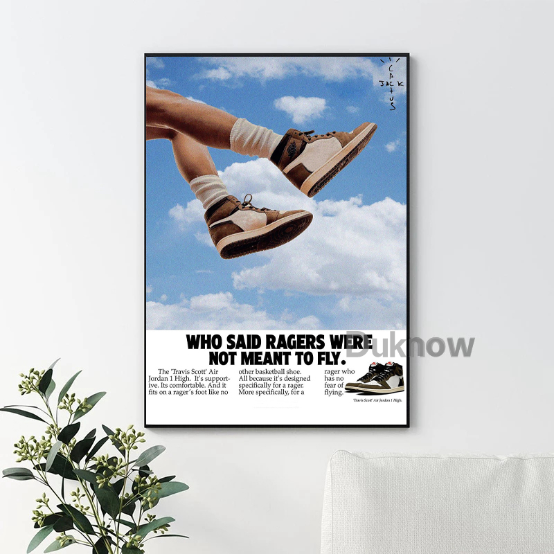 Fashion Trends Basketball Snea - Vintage Vogue Fashion Poster 评论和价格