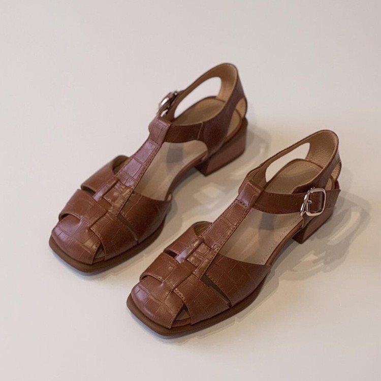 Women's Sandals Summer New Fas - Vintage Fashion For Women 评论和价格