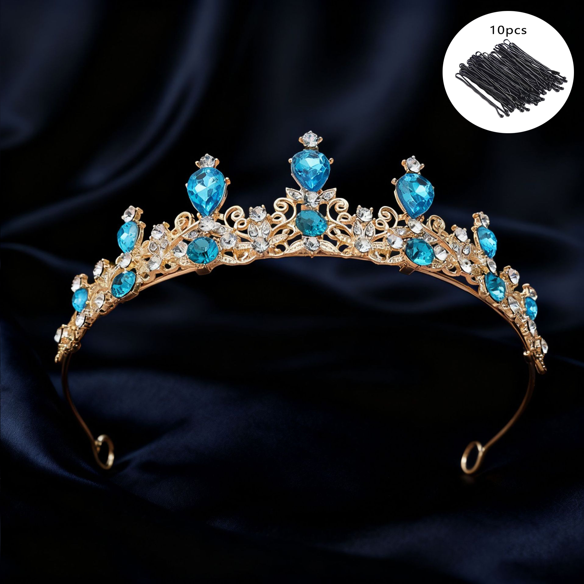 Bridal Tiara Vintage Scroll Rh - Vintage Fashion For Women 评论和价格