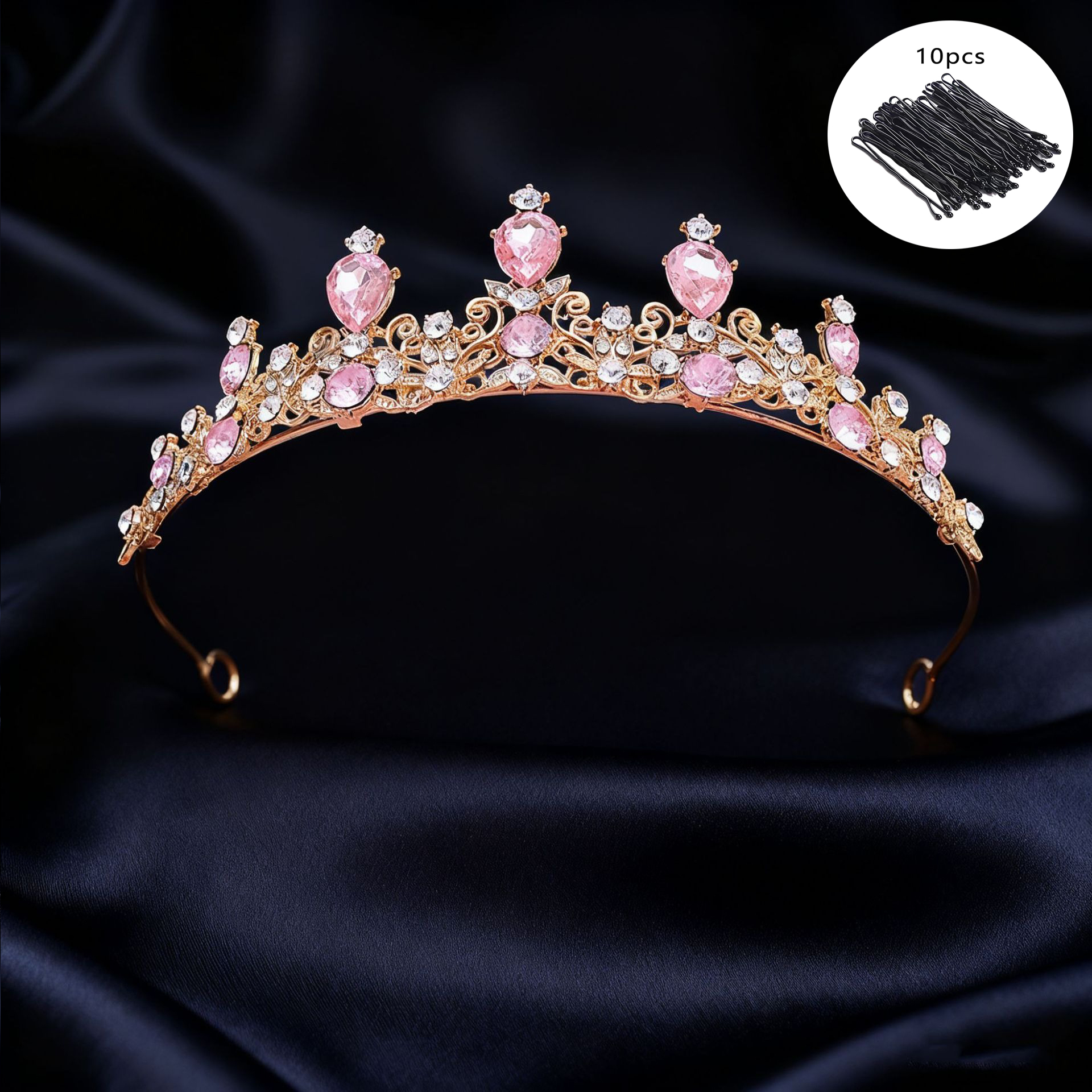 Bridal Tiara Vintage Scroll Rh - Vintage Fashion For Women 评论和价格