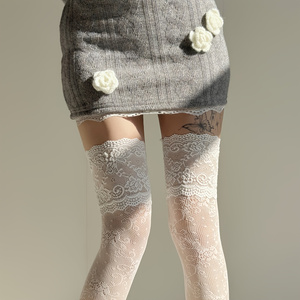 1 Pair Women's Over-Knee Socks - Vintage Fashion For Women 评论和价格