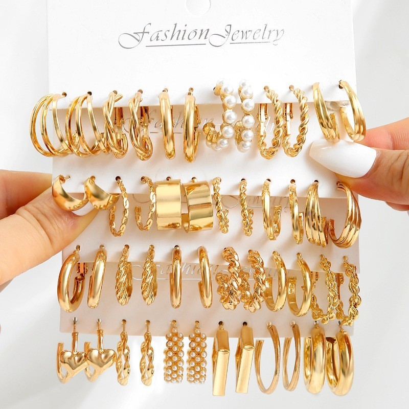 New Boho Big Circle Hoop Earri - Vintage Fashion For Women 评论和价格