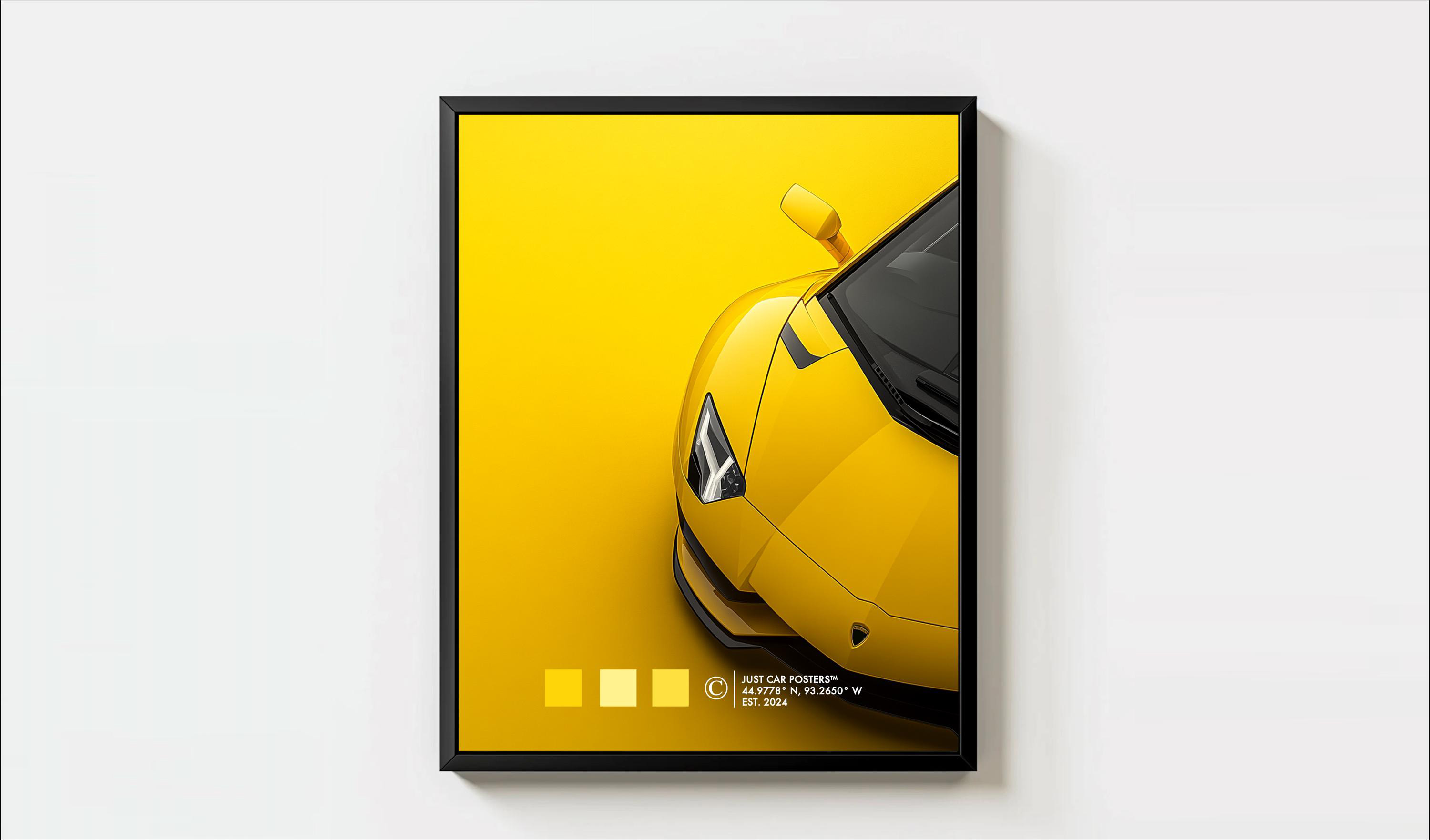 Car Minimalist Color Collectio - Vintage Vogue Fashion Poster 评论和价格