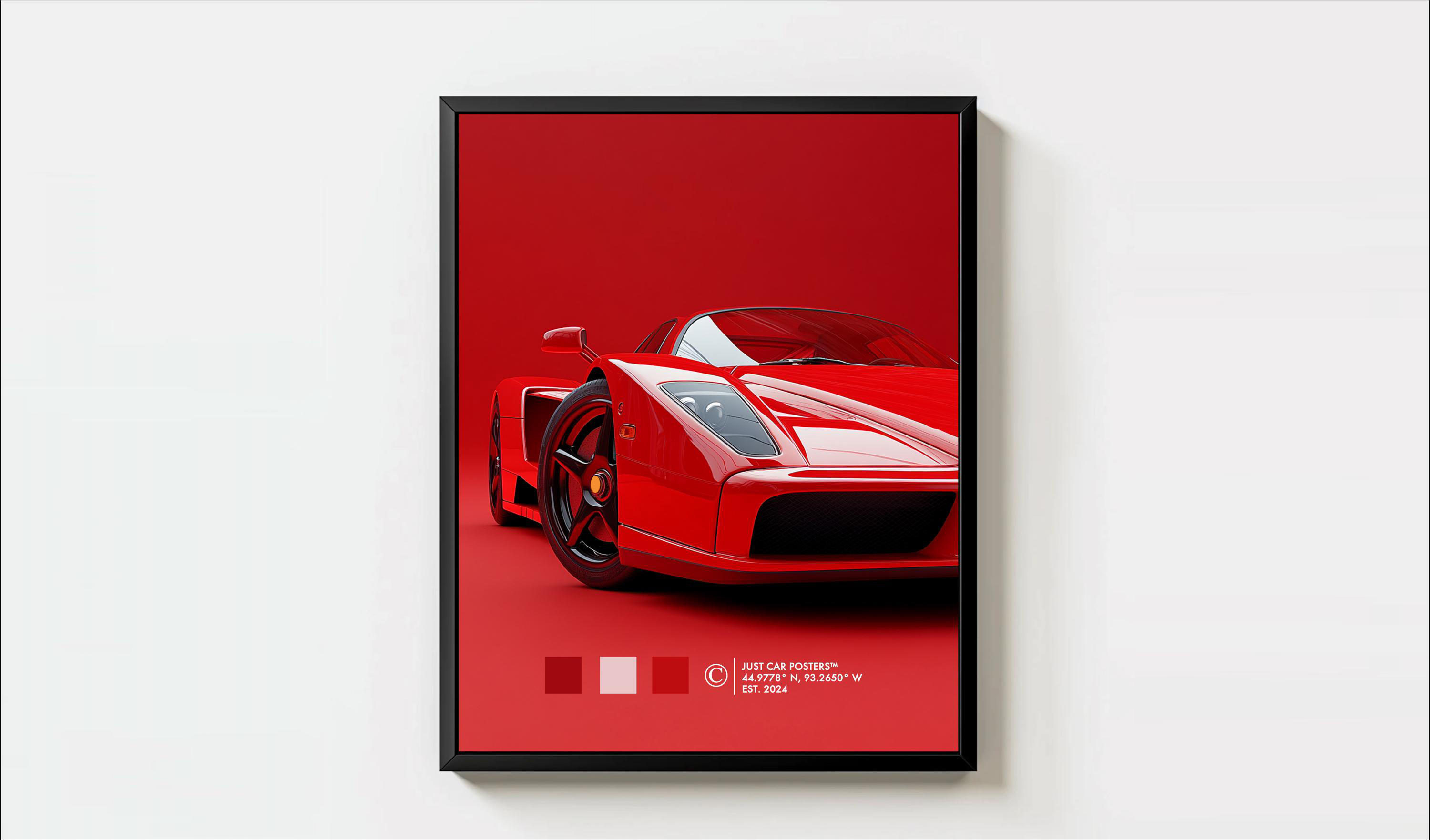 Car Minimalist Color Collectio - Vintage Vogue Fashion Poster 评论和价格
