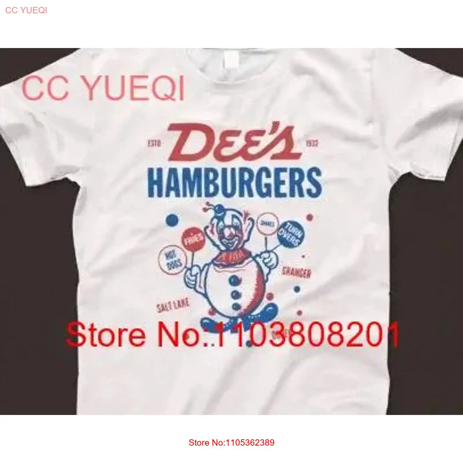 Dee's Hamburgers T Shirt 1026  - Vintage Fashion Hamburg 评论和价格