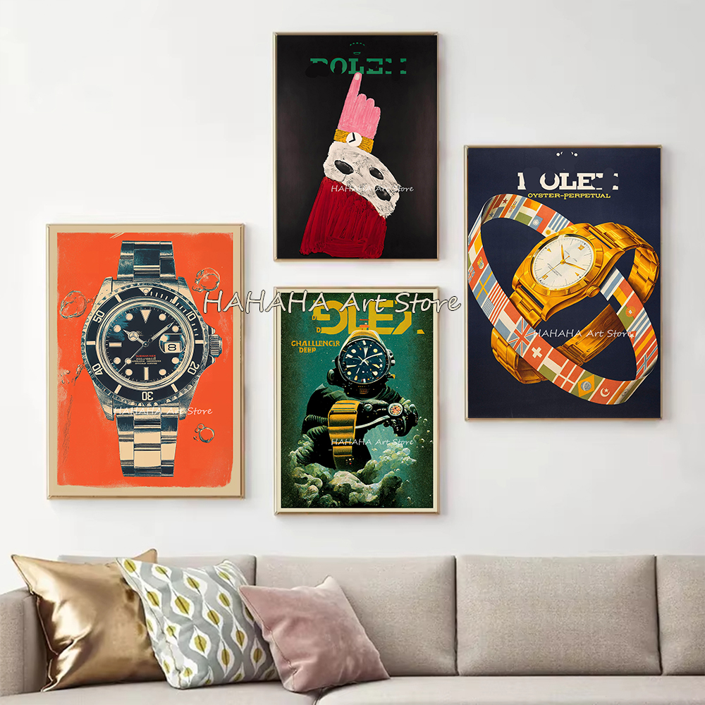 Watches Timeless Vintage Ad Po - Vintage Vogue Fashion Poster 评论和价格