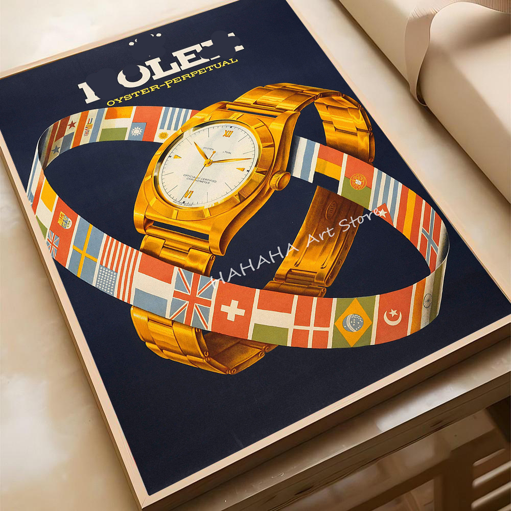 Watches Timeless Vintage Ad Po - Vintage Vogue Fashion Poster 评论和价格