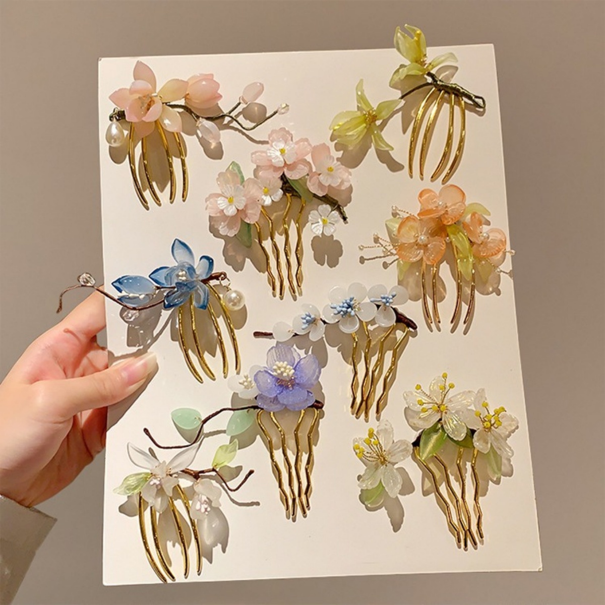 Vintage Flower Hairpin Elegant - Vintage Fashion Accessories 评论和价格