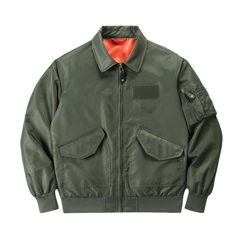 Military Pilot Jacket Men Vint - Vintage Windbreaker Nylon 评论和价格