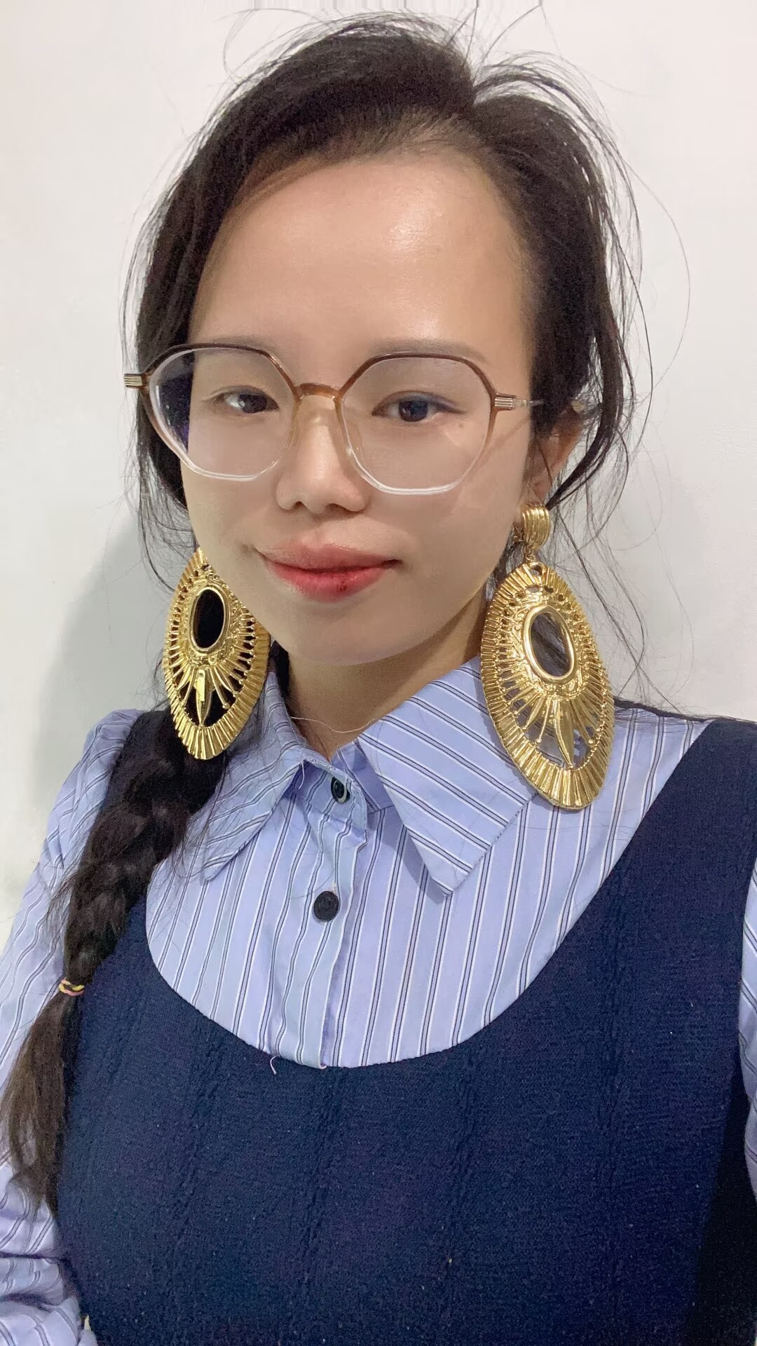 Vintage Gold Hollow Oval Sunbu - Vintage Fashion Looks 评论和价格