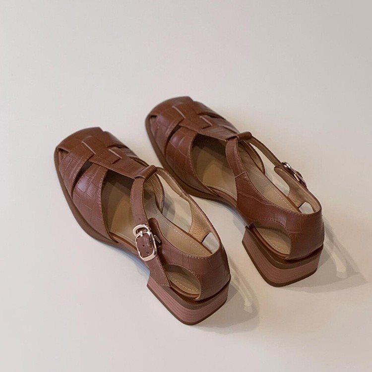 Women's Sandals Summer New Fas - Vintage Fashion For Women 评论和价格