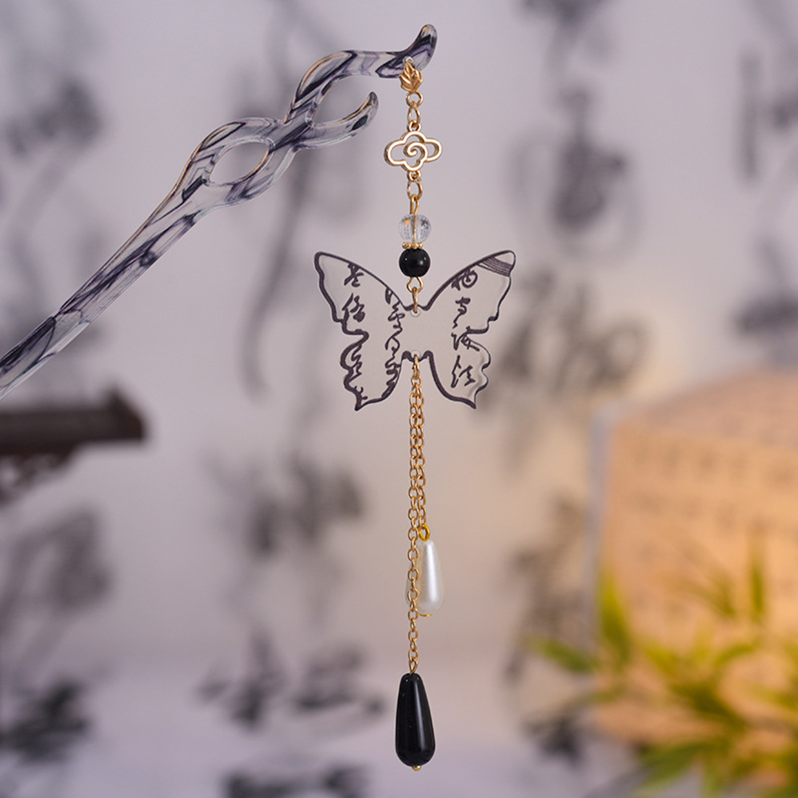 Vintage Wooden Hairpin For Wom - Vintage Fashion Accessories 评论和价格