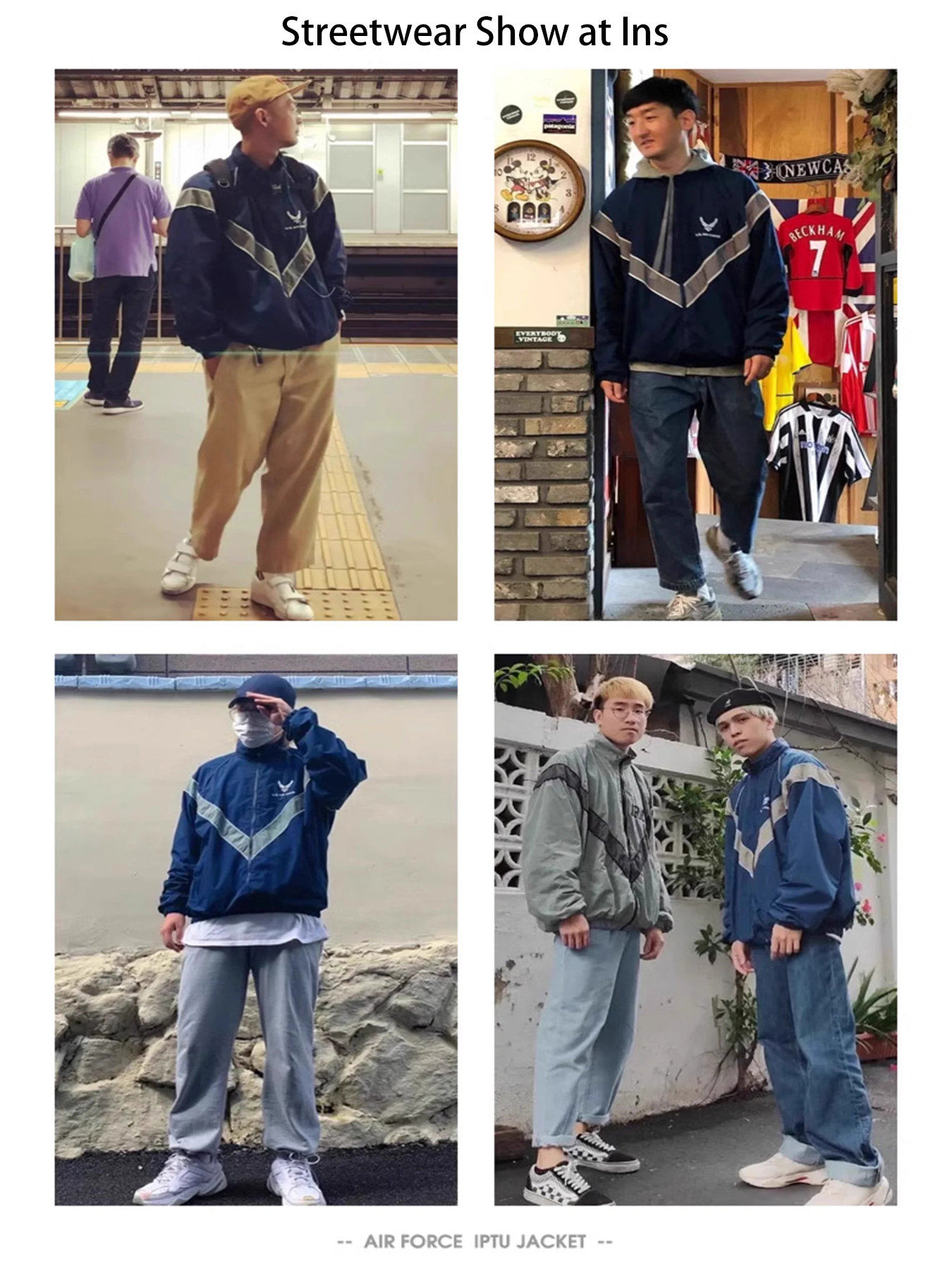 Vintage US Air Force IPTU Jack - Vintage Windbreaker Nylon 评论和价格
