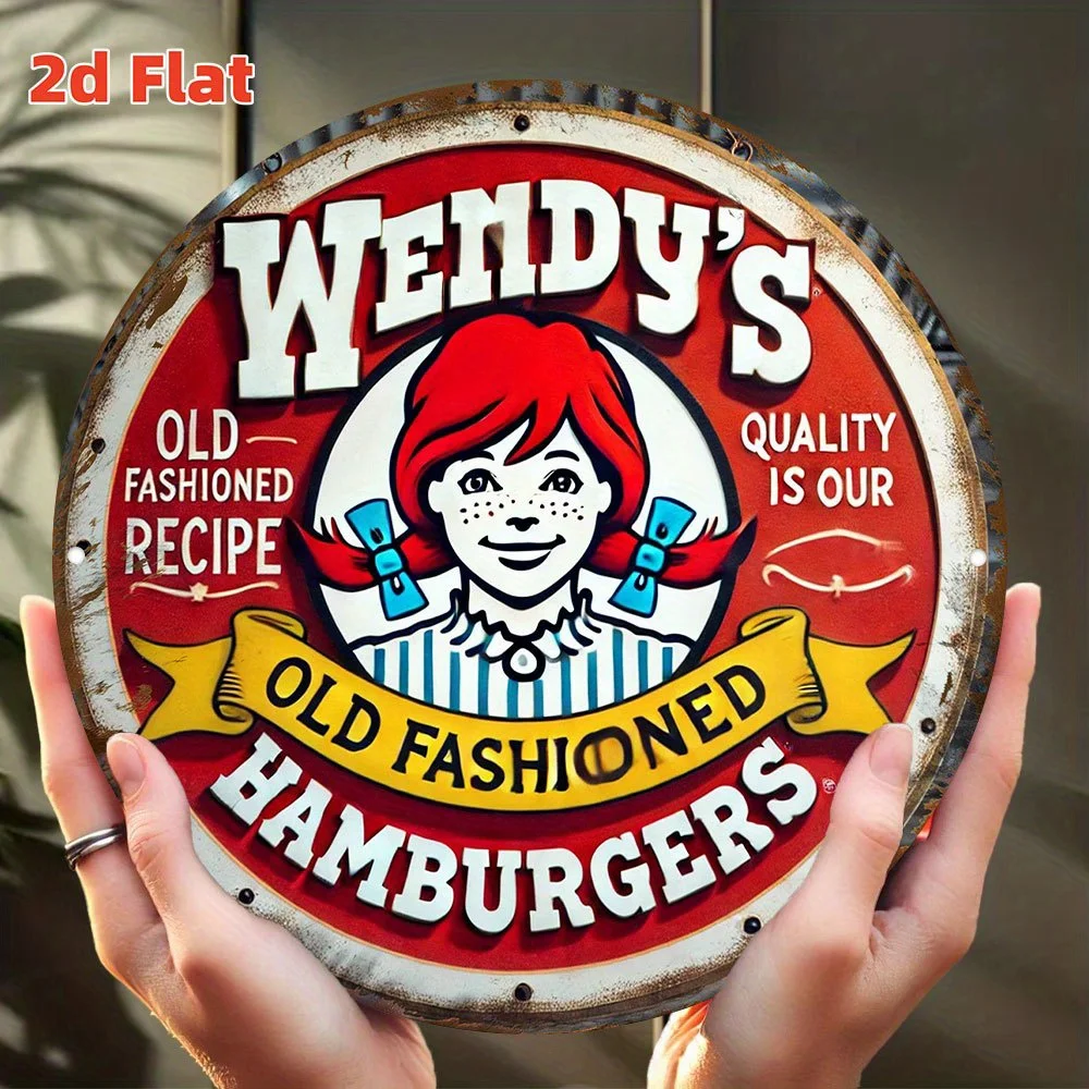 Tin Sign - Vintage Wendy's Old - Vintage Fashion Hamburg 评论和价格