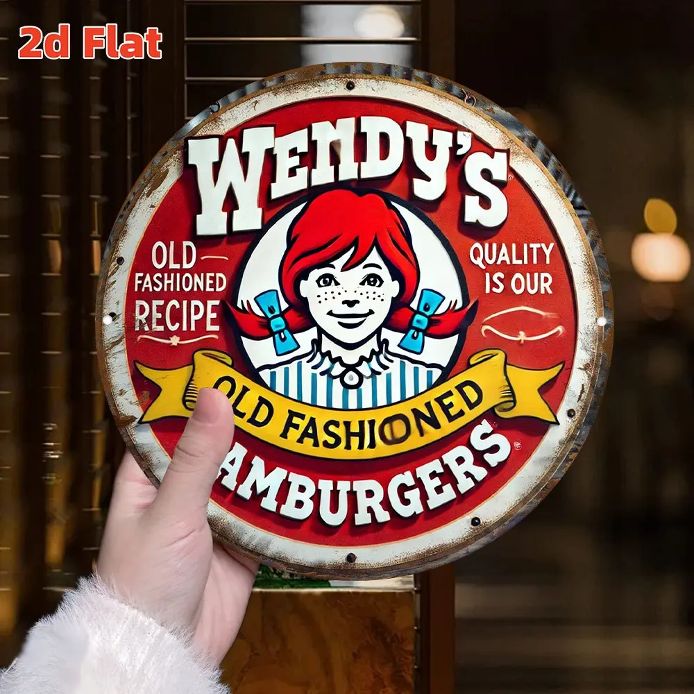 Tin Sign - Vintage Wendy's Old - Vintage Fashion Hamburg 评论和价格