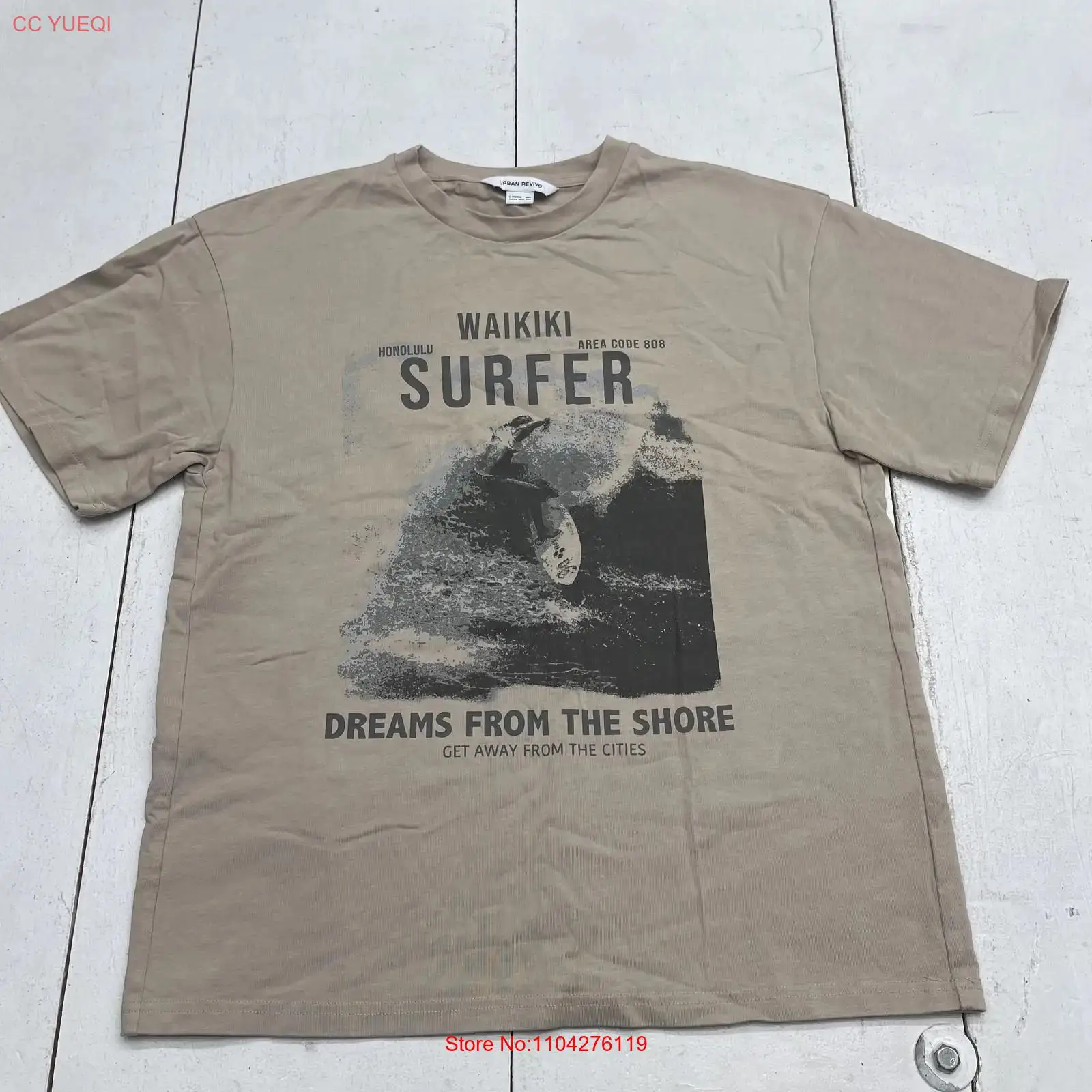 URBAN REVIVO Waikiki Surfer T  - Vintage Urban Fashion 评论和价格