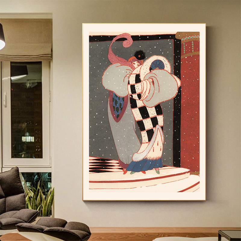 Vintage French Deco Art Illust - Vintage Vogue Fashion Poster 评论和价格