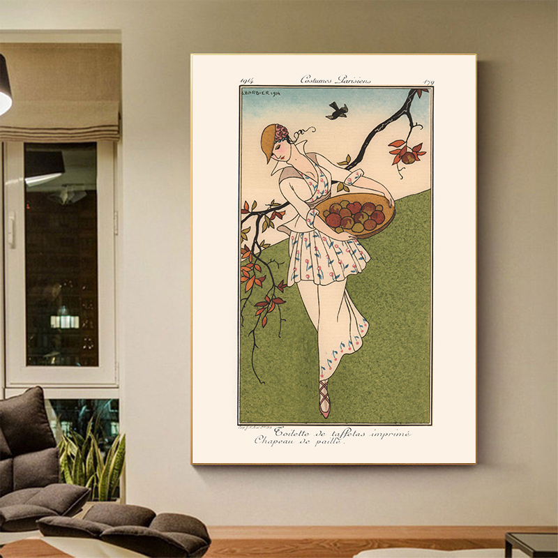 Vintage French Deco Art Illust - Vintage Vogue Fashion Poster 评论和价格
