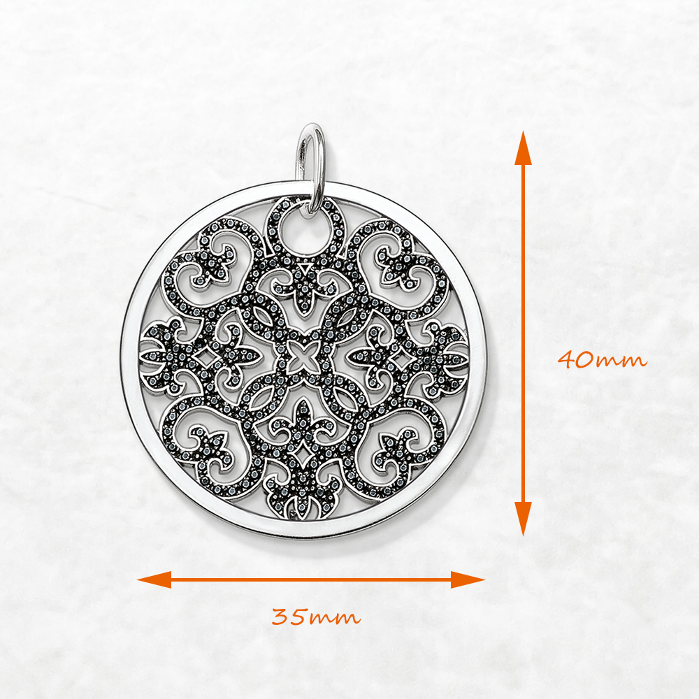 Pendant Arabesque Disc Ornamen - Vintage Fashion Ornaments 评论和价格