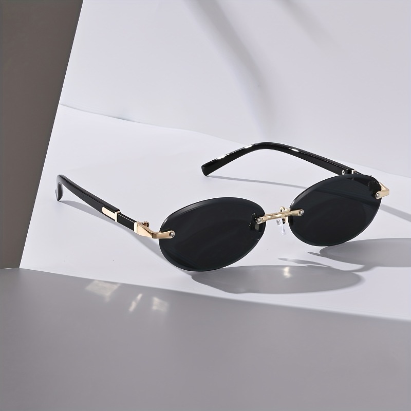 Sexy Small Oval Punk Sunglasse - Vintage Outdoor Fashion 评论和价格