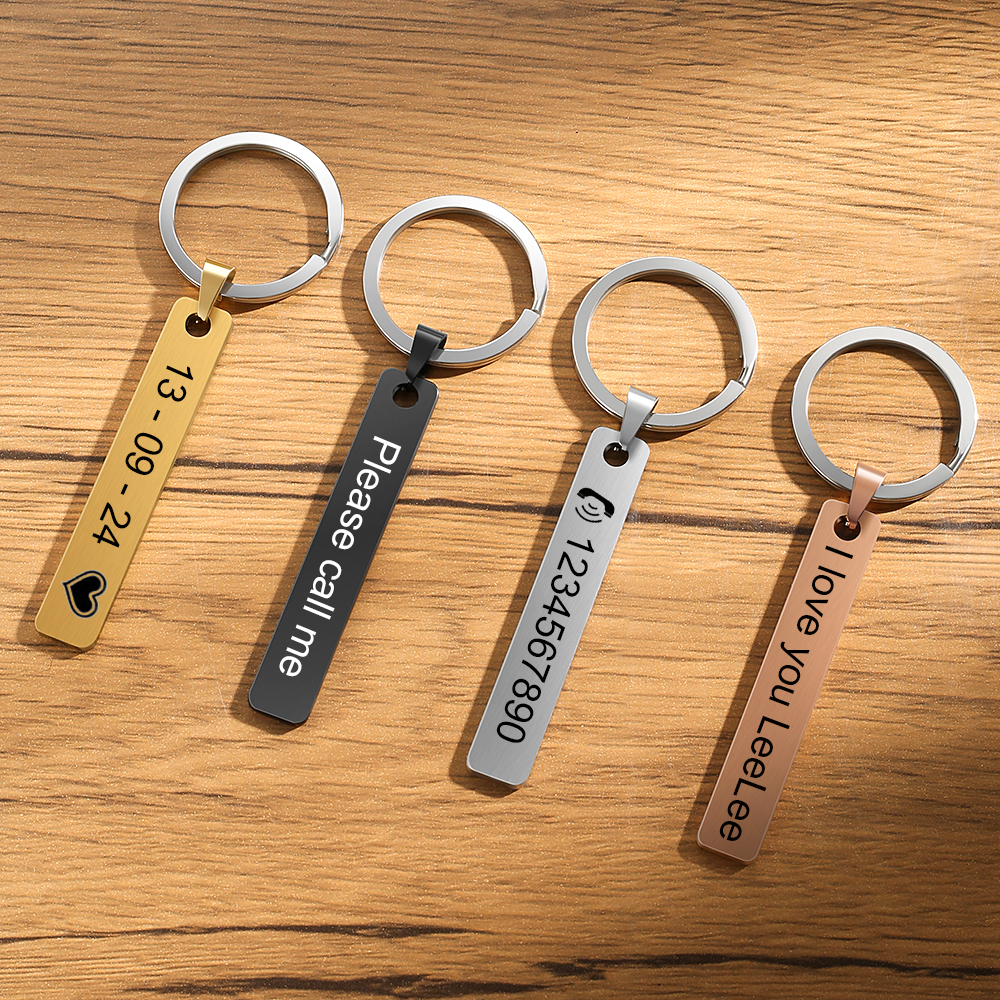 Custom Logo Name Number Keycha - Vintage Fashion Names 评论和价格