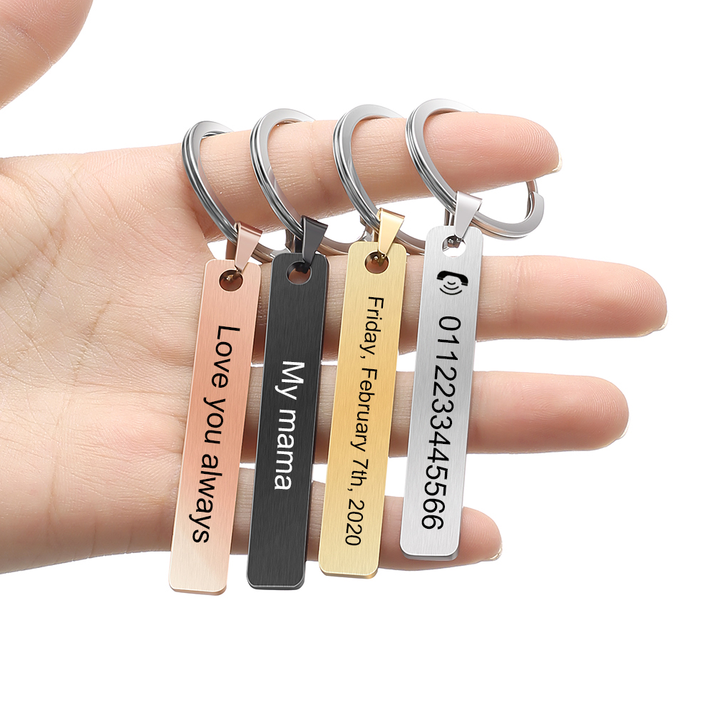 Custom Logo Name Number Keycha - Vintage Fashion Names 评论和价格