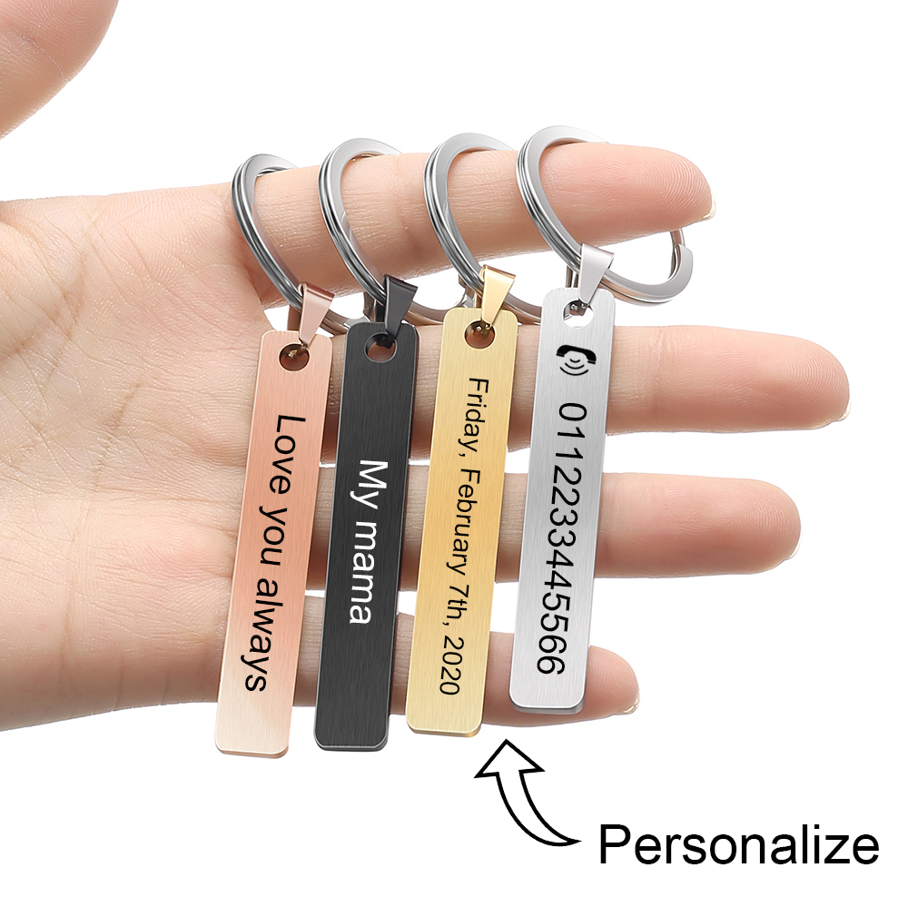 Custom Logo Name Number Keycha - Vintage Fashion Names 评论和价格